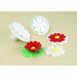 Budget 👏 3 Emporte-Pièces Fleurs à Poussoir 🔔