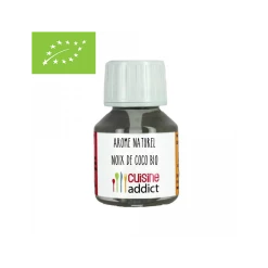 Promo ⌛ Arôme Alimentaire Bio Noix de Coco 58 ml Cuisineaddict 🧨