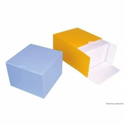 De gros 🌟 Boîte Isotherme Carré 32 cm Orange (x25) ⭐