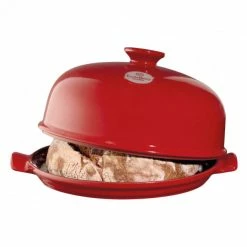 Coupon 😍 Coffret Cloche à Pain Emile Henry 28 cm Couleur Grand Cru ✨