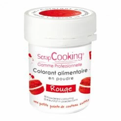 Grosses soldes ⌛ Colorant Alimentaire en Poudre Rouge 5g Scrapcooking 🤩