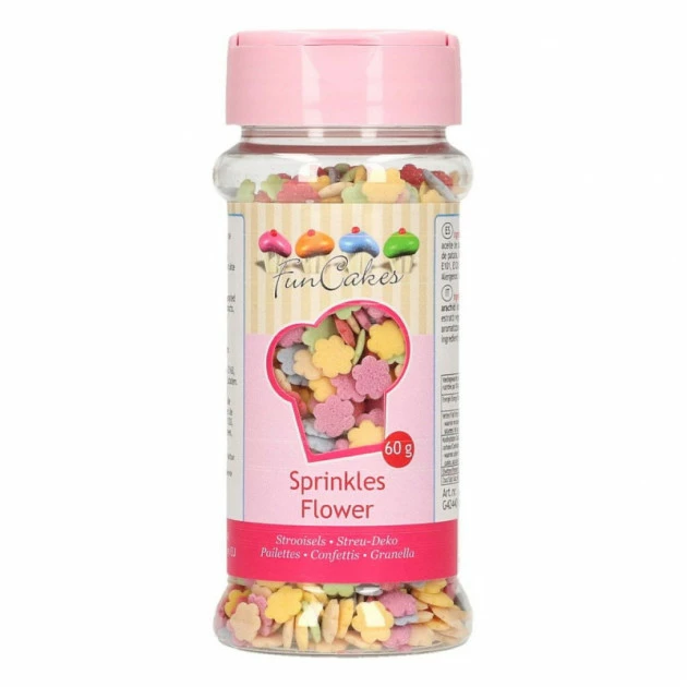 Décors en sucre Fleurs Multicolores 60g Funcakes De gros ???? Décors en sucre Fleurs Multicolores 60g Funcakes ⭐ -Magasin de vente Emile Henry decors en sucre fleurs multicolores 60g funcakes