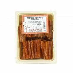 Acheter ❤️ Ecorces Oranges Confites en Lamelles 1 kg Sabaton ❤️