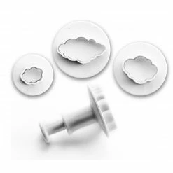 Remise ✔️ Emporte-Pièce avec Poussoir Nuage (x3) Ibili ⭐