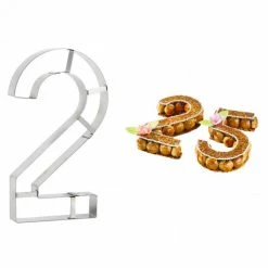 Coupon ✔️ Grand Emporte Pièce Inox Chiffre 2 32x18 cm ⭐