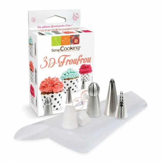 Kit Douilles Inox Froufrou Ruban 3D Scrapcooking Les meilleures critiques de ???? Kit Douilles Inox Froufrou Ruban 3D Scrapcooking ❤️ -Magasin de vente Emile Henry kit douilles inox froufrou ruban 3d scrapcooking