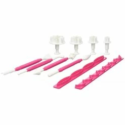 Meilleure vente ⌛ Kit Pâtisserie 10 Accessoires Pâte à Sucre Scrapcooking ???? -Magasin de vente Emile Henry kit patisserie 10 accessoires pate a sucre scrapcooking 2