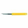 Budget 🛒 Lame de boulanger crantée jaune en inox 🌟 -Magasin de vente Emile Henry lame de boulanger crantee jaune en inox