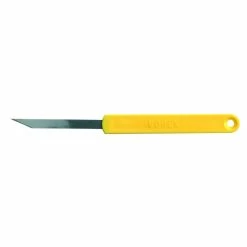 Budget 🛒 Lame de boulanger crantée jaune en inox 🌟