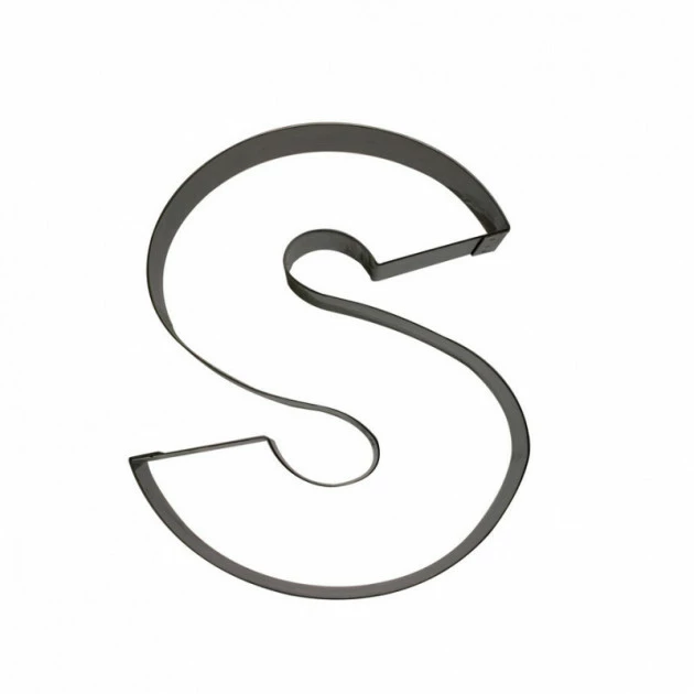 Lettre inox S Moule-Découpoir Gobel Meilleure vente ???? Lettre inox S Moule-Découpoir Gobel ???? -Magasin de vente Emile Henry lettre inox s moule decoupoir gobel