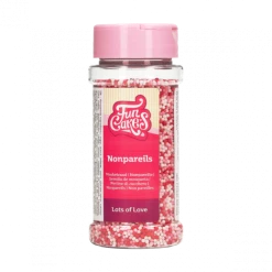 Grosses soldes 😉 Mélange Mini-billes rouges, roses et blanches 80 g Funcakes 🛒