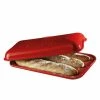 Nouveau ⌛ Moule 3 Baguettes Emile Henry 39 cm Couleur Grand Cru ❤️ -Magasin de vente Emile Henry moule 3 baguettes emile henry 39 cm couleur grand cru