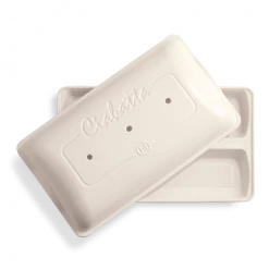 Grosses soldes ✨ Moule à Pain Ciabatta en Céramique 39 cm Lin Emile Henry ✔️