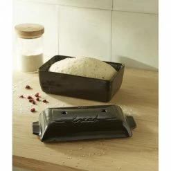 Sortie 🎉 Moule à Pain Emile Henry 24 cm Couleur Fusain ✨ -Magasin de vente Emile Henry moule a pain emile henry 24 cm couleur fusain 3