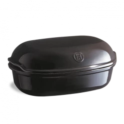 Promo ⌛ Moule à Pain Rustique en Céramique 34 cm Fusain Emile Henry 👏