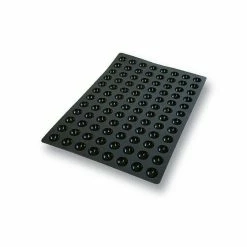 Sortie 🛒 Moule Silicone 96 Demi-sphères Ø3,5 x 1,75 cm 11ml SilikoMart Professional ✨ -Magasin de vente Emile Henry moule silicone 96 demi spheres o35 x 175 cm 11ml silikomart professional 2