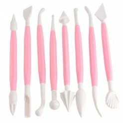 Nouveau 🎁 Outils de modelage pâte à sucre (x8) 😉