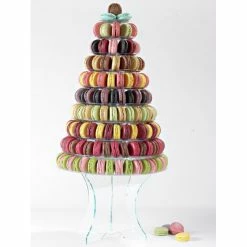 Grosses soldes ✔️ Pied Cristal H 16 cm pour Pyramide à Macaron 🌟