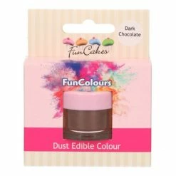 Vente flash 🤩 Poudre comestible Chocolat noir 1,5 g FunCakes 😍